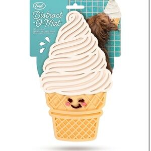 Fred Ice Cream Cone Pet Lick Mat
